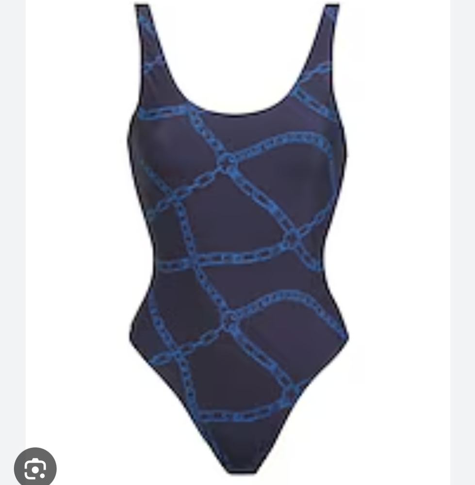 Anine Bing - Jace One Piece in Navy Link Print